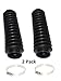 2 Pack Aftermarket Black Shock Absorber Boot Cover