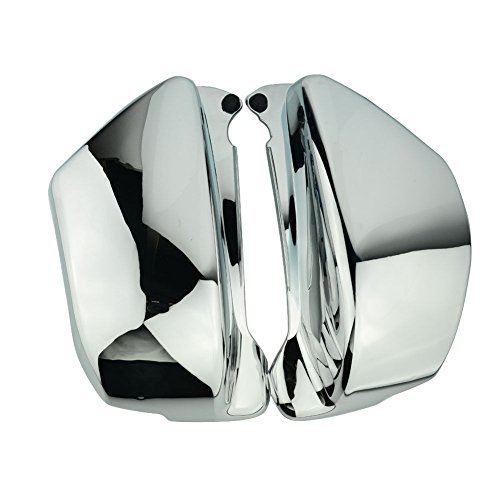 Motorcycle Chrome Battery Side Fairing Covers fit For Honda Magna VF 750VF 750 VF750C 1994-2004 1995 1996 1997 1998 1999 2000 2001 2002 2003