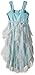 Tween Diva Big Girls' Glitter Mesh High Low Cascade Dress