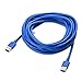 Cable Matters 5Gbps Long USB 3.0 Cable - 15ft, Male to Male USBA to USBA Cable, USB Cord, Blue