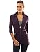 PattyBoutik Women's Collar Pockets Casual Zip Jacket