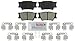 BOSCH BSD1212 Severe Duty Disc Brake Pad Set - Compatible With Select Lexus ES300h, ES350, HS250h; Pontiac Vibe; Toyota Avalon, Camry, Matrix, RAV4; REAR