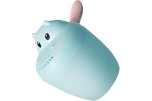 SOPOTUTU Shampoo Cup Bath Rinse Water Ladle for Babies with Cartoon Animal Design, Multifunctional Shower