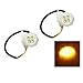 Xprite Amber LED Hideaway Strobe Lights Bulb 2PCS