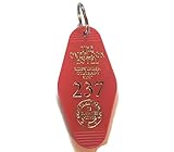 The Overlook Hotel Inspired Key Tag in Gold and Red Room # 237