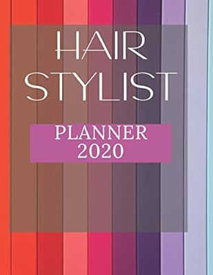 Hair Stylist Planner 2020 Un Dated Organizer Schedule Notebook
