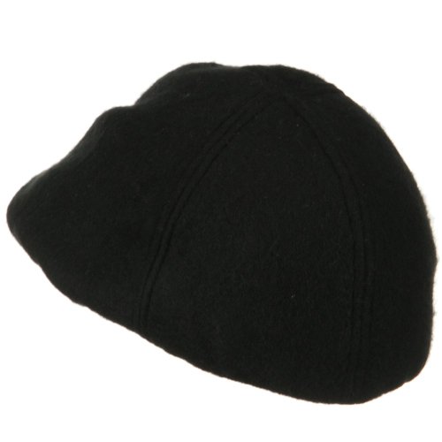 Wool Winter Ivy Cap - Black M-L