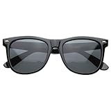 zeroUV - Large 55mm Polarized Lens Anti Glare Classic Horn Rimmed Style Sunglasses