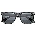 zeroUV - Large 55mm Polarized Lens Anti Glare Classic Horn Rimmed Style Sunglasses