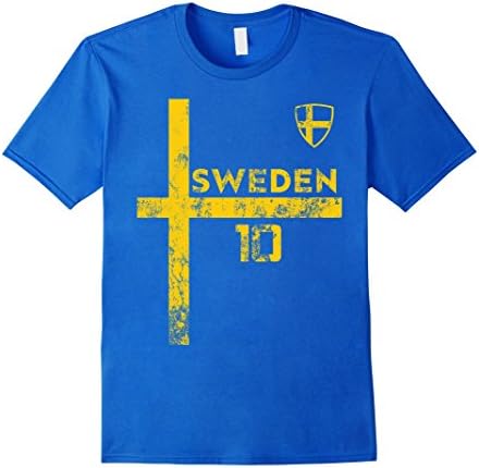 Sweden Soccer Jersey Style Sverige Skjorta Vintage Stroja T-Shirt