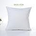 4TH Emotion Valentine's Day Throw Pillow Cover Cotton Polyester Cusion Case Love You Heart Home Decor 18 x 18 Inches