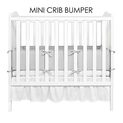 mini crib padded bumper