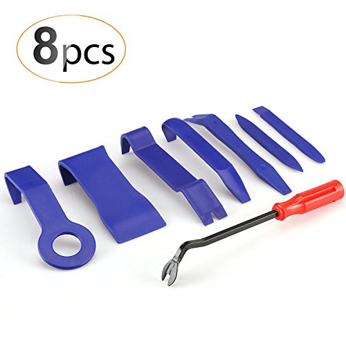 AGPTEK 8PC Auto Trim Removal Tool Kit For Door Panel, Window Trims