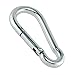 80mm x 8mm Zinc-Galvanized Steel Carabiner Snap Link Hook - 3-1/4