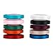 VATIN Solid Color Double Sided Polyester Satin Ribbon 10 Colors 1/4 inch X 5 Yard Each Total 50 Yds Per Package Ribbon Set #5
