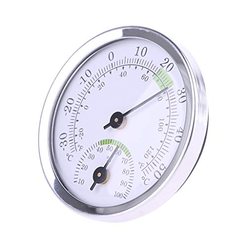 Wall Mounted Temperature Humidity Meter Thermometer & Hygrometer for Sauna Room Household