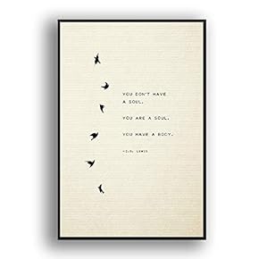Framed Canvas Wall Art for Living Room, Bedroom Beautiful Quotes Canvas Prints for Modern Home Decoration Ready to Hang - 16"x24" inches