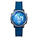 Better line Digital Kids Watch Band with Hourly Chime, Stopwatch, Daily Alarm & Calendar (Blue)