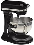 KitchenAid KV25GOXOB Professional 5 Plus 5-Quart Stand Mixer, Onyx Black [Discontinued]