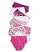 Hanes P913LR Girls No Ride Up Cotton Low Rise Briefs 9 pairs, Assorted Multicolored, Size 8