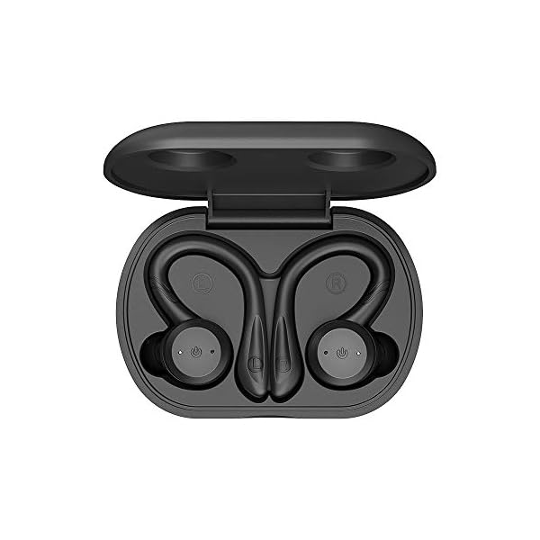 Sport-Ergonomic-Design-Headphones-APEKX-True-Wireless-Bluetooth-50-Sports-Earbuds-IPX7-Waterproof-Stereo-Sound-Built-in-Mic-EarphonesSupporting-Wireless-ChargingBlack Sport Earhook Design Headphones for Running APEKX True Wireless Bluetooth 5.1 IPX7 Waterproof Stereo Sound, Built-in Mic…