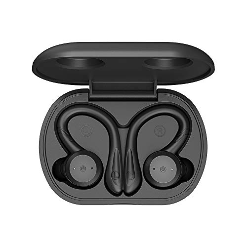 APEKX Wireless Earbuds Bluetooth 5.3: IPX7 Waterproof, Stereo Sound, Built-in Mic, Earbuds for Gym & Workouts, True Wireless Earphones (Black)