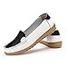Fheaven Women Flats Shoes Slip On Comfort Shoes Flat Shoes Loafers(US:8, black)