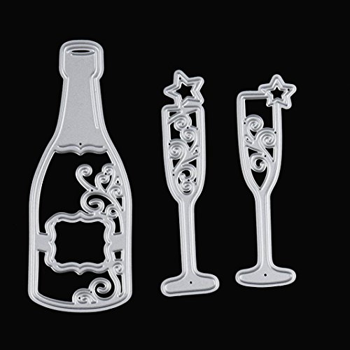 Mikey Store Metal Cutting Dies Stencil DIY Scrapbooking Embossing Album Paper Craft (N)