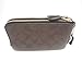 COACH F66506 CORNER ZIP WRISTLET IN SIGNATURE Brown Black