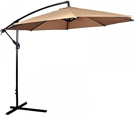 Amazon Com Patio Umbrella Offset 10 Hanging Umbrella Outdoor Market Umbrella D10 Garden Outdoor