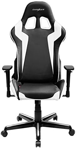 DXRacer OH/FH00/NW Formula Series Black and White Gaming Chair - Includes 2 Free Cushions and on Frame