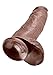 Pipedream King Cock with Balls, Brown, 12 Inch