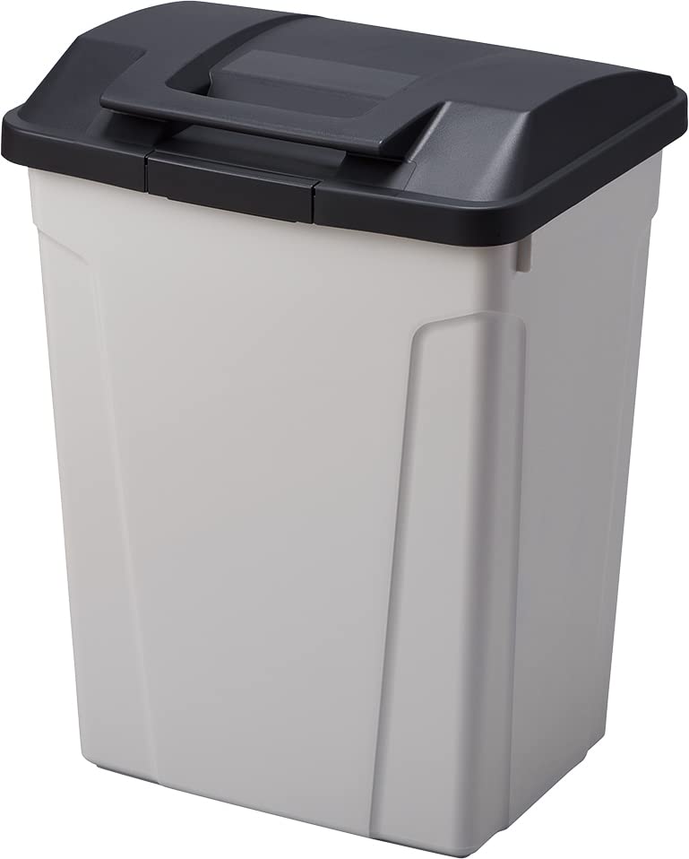 アスベル ゴミ箱 日本製 屋外 フタ付 ロック付き ハンドル付分別ダストボックス70L ブラック 幅47.7×奥行40.0×高さ64.3cm商品画像