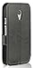 Moto G (2nd Gen) Wallet Case - VENA [vFolio] Slim Vintage Leather Wallet Stand Case with Card Slots for Motorola Moto G (2nd Generation) 2014 - Gray
