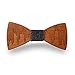 PDTXCLS Aeiniwer KOOWI Men's Wooden Bow Tie Creative Handmade Wood Necktie Creative Gift (One Size, A)