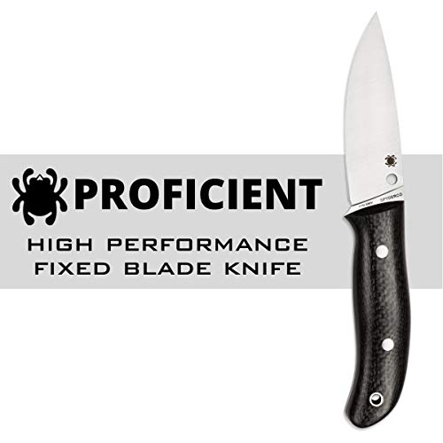 Spyderco Proficient Fixed Blade Knife with 4.00" CPM S90V Stainless