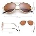 LotFancy Aviator Sunglasses for Kids, UV400 Protection Lens and Lightweight Metal Pilot Frame, Children Sun Glasses with Case, Gifts for Little Girls Boys Juniors Teenagers