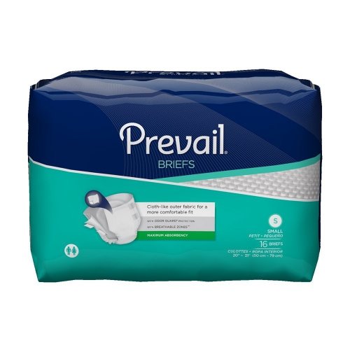 First Quality PV-011 - Prevail Adult Brief, Specialty Size Briefs: Maximum Absorbency, Small 20