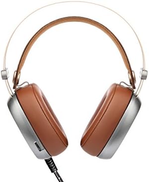 Hcman G20 HI-FI Stereo Gaming Headset Headphones Earphones Earbuds with Microphone, In-Line Volume Control, LED Lights for PC Computer Gamers (Brown)