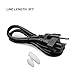 IBERLS [UL Listed] AC Cable 3 Prong Mickey Mouse Plug Replacement LG TV Power Cord for 60LB6100/ 55LB5900/ 55GA6400/ 50LN5100/ 55LA6205/ 447LN540/ 32LN5310/ 47LA6900/ 32LN5700 Product