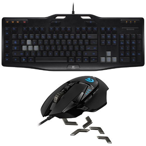 Logitech G105  Gaming Keyboard and Logitech G502 Proteus Spectrum Gaming Mouse