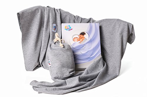 BabyHugs Newborn Baby Carrier Sling | Cotton Melange Grey | 0-18 Months BabyHugs Newborn Baby Carrier Sling | Cotton Melange Grey | 0-18 Months