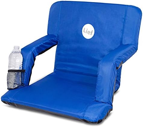 Lief Meditation Floor Chair with Adjustable Back Support, Collapsible Arm Rests