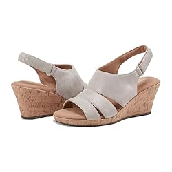 Rockport Women's Briah Sling Wedge Sandal, Taupe