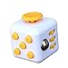 Olia Design Fidget Cube Relieves Stress And Anxiety for Children and Adults Anxiety Attention Toy, yellow