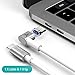 ELECJET MagJet, Magnetic USB C Charger Adapter, 4.3A 87W Fast Charge, 6 Pin Reversible, QC 3.0 & PD, for New MacBook Pro/Air and Any USB C Devices (White)