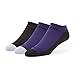 NFL Baltimore Ravens Women's '47 Gait Sport No-Show Socks, Medium, 3-Pack