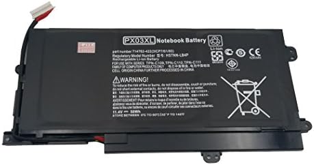 JYF New PX03XL Laptop Battery For HP Envy 14 Touchsmart M6 M6-k K002TX K022DX M6-k022dx M6-k012dx M6-K010DX M6-K015DX M6-K025DX M6-K054CA M6-K122DX M6-K125DX Series Laptop [ 50Wh 11.4V ]