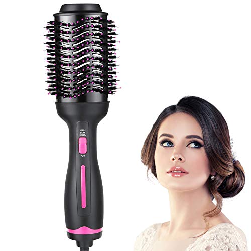 Hair Dryer Brush, Hot Air Brush & Volumizer, 3 in 1 Electric