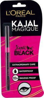 Loreal Paris Kajal Magique 0.35 g(Black) - Pack of 6 - Fast Shipping